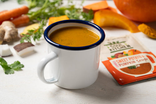 Curried Sweet Potato & Pumpkin Soup (12 servings)